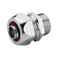 Прямая муфта штуцерного типа Metal 2000 - внутренний ∅ 20,5 мм - резьба PG 21 | код 063660 | Legrand