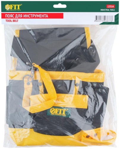 Пояс для инструмента одинарный, полиэстер, 7 отделений, 2 петли для инструмента | код 12514 | FIT фото 3 Пояс для инструмента одинарный, полиэстер, 7 отделений, 2 петли для инструмента | код 12514 | FIT фото 3