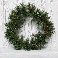 Еловый венок NEON-NIGHT 60 см, леска | код 307-153 | NEON-NIGHT