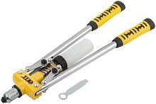 Заклепочник усиленный с длинными ручками, пластиковый контейнер 3.2-4.8 мм (430 мм) | код 32055 | FIT