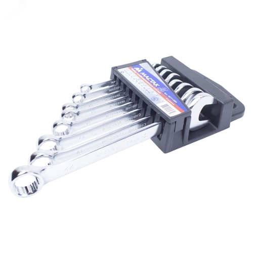 Набор комбинированных ключей 8-22 мм 8 предметов | код 0211-08H | Мастак Набор комбинированных ключей 8-22 мм 8 предметов | код 0211-08H | Мастак