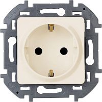 Розетка 2К+З немецкий стандарт 16 А 250 В~ INSPIRIA слоновая кость | код 673721 | Legrand