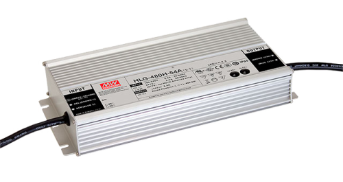 Источник питания AC-DC, 480Вт, IP68, вход 90…305В AC, 47…63Гц/127…431В DC, ККМ, выход 48В/10А, изоляция 3750В AC, в кожухе 262х125х43.8мм, -55…+90С (корпус) | код HLGP-480H-48 | MeanWell