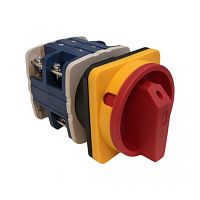 Аварийный переключатель 120A, 3 фазы, 90 градусов, 2 положения (Вкл.-Выкл.), 85х85, PSA120AK341E | код PSA120AK341E | EMAS