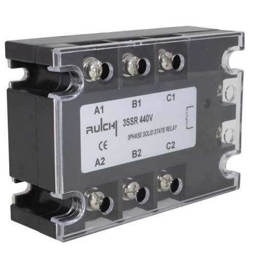 Твердотельное реле RUICHI 3SSR 440V 40A (Z)D3 (3-32v), 1000 МОм | код 60952 | Ruichi
