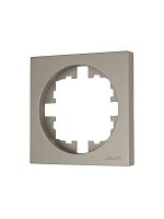 Рамка 1-м OSEN горизонт. квадрат титан LEZARD 743-3700-146