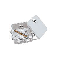 Коробка уравнивания потенциалов 13 подключений 100х100х50 мм | код 44458 | ЕЗЕТЕК