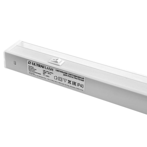 Светильник светодиодный LWL-2014-04CL 9Вт фито бел. Ultraflash 14076 фото 7
