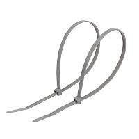 Хомут-стяжка кабельная нейлоновая REXANT 300 x4,8мм, серая, упаковка 100 шт. | код 07-1303-3 | REXANT