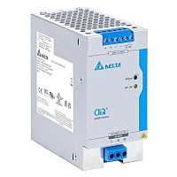 Блок питания импульсный CliQ III, 240W, 10А, 88_264VAC / 24VDC, DIN35, реле DC OK, винт.клеммы, ал.корпус | код DRP-24V240W1CAN | Delta Electronics