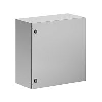 Корпус навесной STH с М/П из нержавеющей cтали AISI304 ВxШxГ 800x800x400 мм, с фланцем, IP66 | код R5STH0884F-304 | DKC