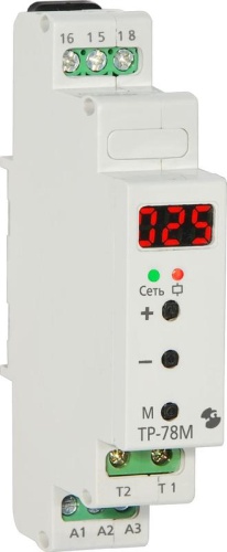 Реле температурное ТР-78М в комплекте с датчиком ДТ, кабель 2,5м, -20...+10°C 24В 50Гц/пост., 220В 50Гц, индикация значения температуры, управление обогревом водостоков, максимальный коммутируемый ток 16А, 1п, УХЛ4 | код A8223-79683283 | РЕ Реле температурное ТР-78М в комплекте с датчиком ДТ, кабель 2,5м, -20...+10°C 24В 50Гц/пост., 220В 50Гц, индикация значения температуры, управление обогревом водостоков, максимальный коммутируемый ток 16А, 1п, УХЛ4 | код A8223-79683283 | РЕ