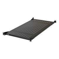 Полка стационарная усиленная TLK, 19, Ш436хГ1060мм, для шкафа и стойки глубиной 1200мм, черная | код TLK-SHFC-1060F-BK | TLK