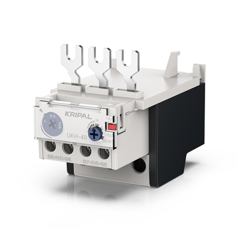 Реле тепловой перегрузки UKH-40, It=24_36A, 1NO+1NC, CLASS 10A, прямой монтаж для UKC(D)-32_40 | код UKH-40-36 | Kripal Реле тепловой перегрузки UKH-40, It=24_36A, 1NO+1NC, CLASS 10A, прямой монтаж для UKC(D)-32_40 | код UKH-40-36 | Kripal