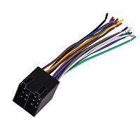 Разъемы для автомагнитол Евро ISO сдвоенный штекер акустика+питание REXANT | код 16-0503 | REXANT