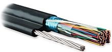 Hyperline FUTP25-C3-S24-SW-OUT-PE-BK Кабель витая пара. экранированная F/UTP. категория 3. 25 пар (24 AWG). одножильный (solid). экран - фольга. с металлическим тросом. внешний. UV PE. -40 C – +60 C. черный | код 36333 | Hyperline