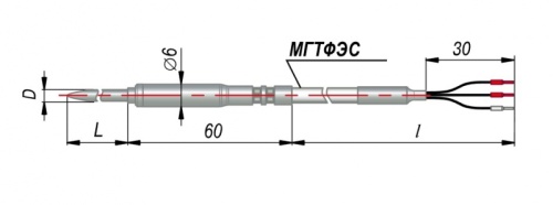 Термопреобразователь сопротивления ДТС294-РТ100.В3.100/1 | код 144173 | ОВЕН