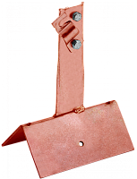 Дер. пр. кр. 6-10мм вин. кон. шир. h=100мм медь IEK | код ZDP81-50-4-16-100 | IEK