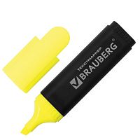 Текстмаркер BRAUBERG Contract, ЛИМОННЫЙ, классический, скошенный наконечник, 1-5 мм, 150389 | код 150389 | BRAUBERG
