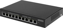 Коммутатор Osnovo SW-21000(120W) (L2) 10x100Мбит/с 8PoE 120W неуправляемый | код 1808423 | OSNOVO