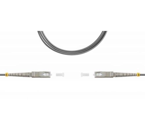 Патч-корд оптический TWT, PVC, симплексный, SC/PC-SC/PC, MM 62.5/125, 1.0 м | код TWT-SC-SC/OM1-1.0 | TWT