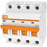 Выключатель автоматический четырехполюсный ВА47-29 13А C 4,5кА | код. SQ0206-0124 | TDM 