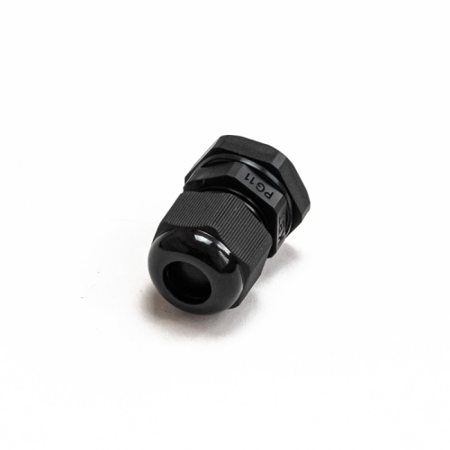 Кабельный ввод (сальник) PG 11 (IP68) d отверстия 5-10 мм черный (20 шт/уп) Промрукав | код PR08.7066 | ПРОМРУКАВ