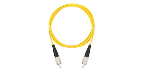 Шнур NIKOMAX волоконно-оптический, соединительный, одномодовый 9/125мкм, стандарта OS2, FC/UPC-FC/UPC, одинарный, LSZH нг(A)-HFLTx, 2мм, желтый, 1м | код NMF-PC1S2C2-FCU-FCU-001-R | NIKOMAX