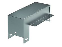 Ответвитель-крышка Т-обр вертикальный вниз DDS 200/50 в комплекте с крепежными элементами и соединительными пластинами, необходимыми для монтажа, горячеоцинкованный | код 37380KHDZ | DKC