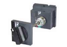 Рукоятка выносная поворотная T-образная RHE на дверь, с основанием и осью 425mm, черная, IP40, для SDM6-1600 | код SDM6-1600-RHE | SAIDE