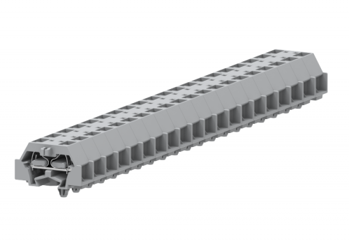241261 Клемма TB проходная 2-2 с бок. подключ. с защелк. ножками, сер., 11 конт., шт | код 241261 | SUPU