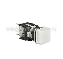 Светосигнальная арматура квадратная 12-24V AC/DC, белая D050KXB | код D050KXB | EMAS