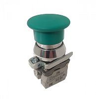 Выключатель Briswik КЕ 191/5м -С зеленый 0но+1нз Гриб IP66 УХЛ2 10А | код aT-HB-6Ai-0312 | Briswik