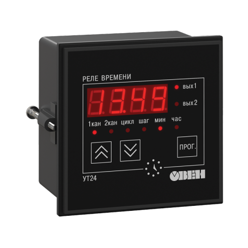 Микропроцессорное реле времени двухканальное УТ24-Щ1.Р | код 05750 | ОВЕН Микропроцессорное реле времени двухканальное УТ24-Щ1.Р | код 05750 | ОВЕН