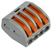 Клемма строительно-монтажная СМК 222-414 (уп.4шт) | код UKZ20-414-004 | IEK