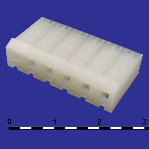Разъём питания низковольтный RUICHI MHU-06 наклон 5.08 мм, 6 контактов | код 63379 | Ruichi