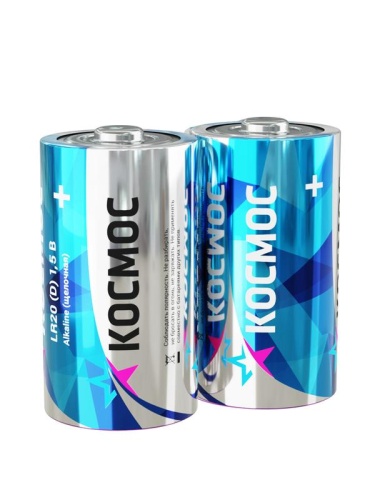 Элемент питания LR20 (уп.2шт) Космос KOCLR20MAX2S Элемент питания LR20 (уп.2шт) Космос KOCLR20MAX2S