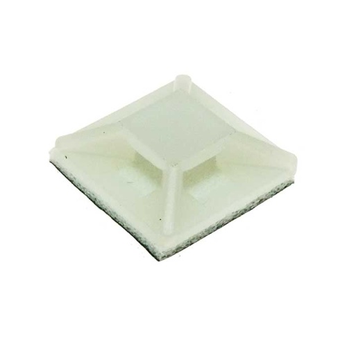 Площадка самоклеющаяся под хомуты RUICHI AAM-13, 3.2х12.5 мм, белая | код 105975 | Ruichi Площадка самоклеющаяся под хомуты RUICHI AAM-13, 3.2х12.5 мм, белая | код 105975 | Ruichi