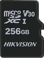 Флеш карта microSDXC 256GB Hikvision HS-TF-C1(STD)/256G/ZAZ01X00/OD C1 V30 w/o adapter | код 1848122 | Hikvision