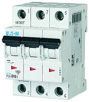 Автоматический выключатель 10А, кривая отключения В, 3 полюса, откл. способность 6 кА, PL6-B10/3 | код 286587 | EATON