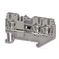 311 109, Пружинная клемма серии SRD 2,5ED-B (Серый) | код 0.0.0.3.11109 | KLEMSAN