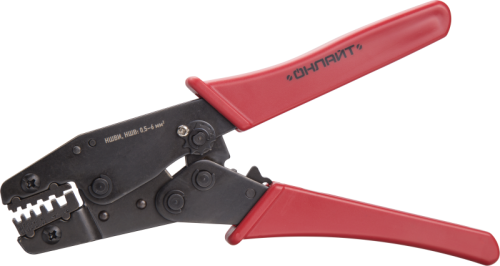 Пресс-клещи 80 912 OHT-Pkv02-M-6 для втулочных 6кв.мм ОНЛАЙТ 80912