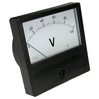 Вольтметр RUICHI М42300 100В (Аналог), щитовой | код 67573 | Ruichi