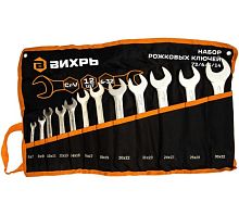 Набор рожковых ключей 12 шт. 6 - 32, в чехле Вихрь, , Шт | код 73/6/5/14 | ВИХРЬ