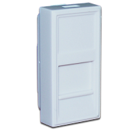 Вставка 22.5x45мм со шторкой для Кейстоуна (2шт для 45х45) | код TWT-SIP-22N-WH | TWT