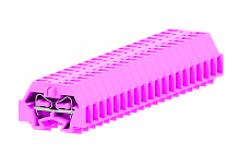 240329 Клемма TB промеж. проход. с бок. подкл., сеч.1.5мм2, розов., шт | код 240329 | SUPU