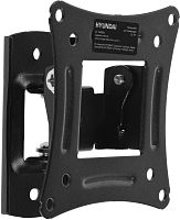 Кронштейн для телевизора Hyundai GL-R1 черный 20-29 макс.15кг настенный поворот и наклон | код 1942802 | HYUNDAI
