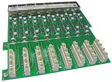 Восьмипортовое устройство, для защиты от импульсных перенапряжений оборудования локальных вычислительных сетей категорий Cat.5e и Cat.6, ГИП 8.4/250М PoE+ LSA/RJ | код 400 519 | Hakel