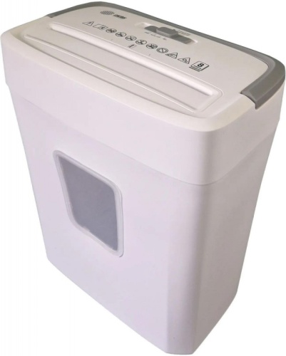 Шредер Cactus CS-SH-C5 белый (секр.P-4) перекрестный 10лист. 21лтр. скрепки скобы пл.карты | код 1991566 | CACTUS