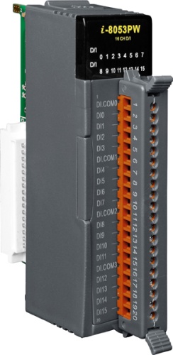 I-8053PW-G CR 16-channel Isolated Digital Input with Low Pass Filter Module (Gray Cover) (RoHS) | код 00-06018213 | ICP DAS